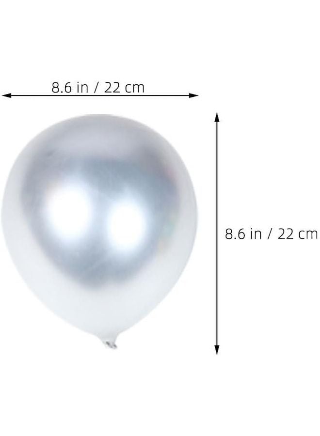 Thicken Latex Metallic Balloons 50pcs Multiple Colors For Birthday Party Decorations - Image 5